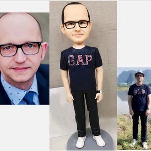 Custom Handmade Your 3D portrait Art Doll